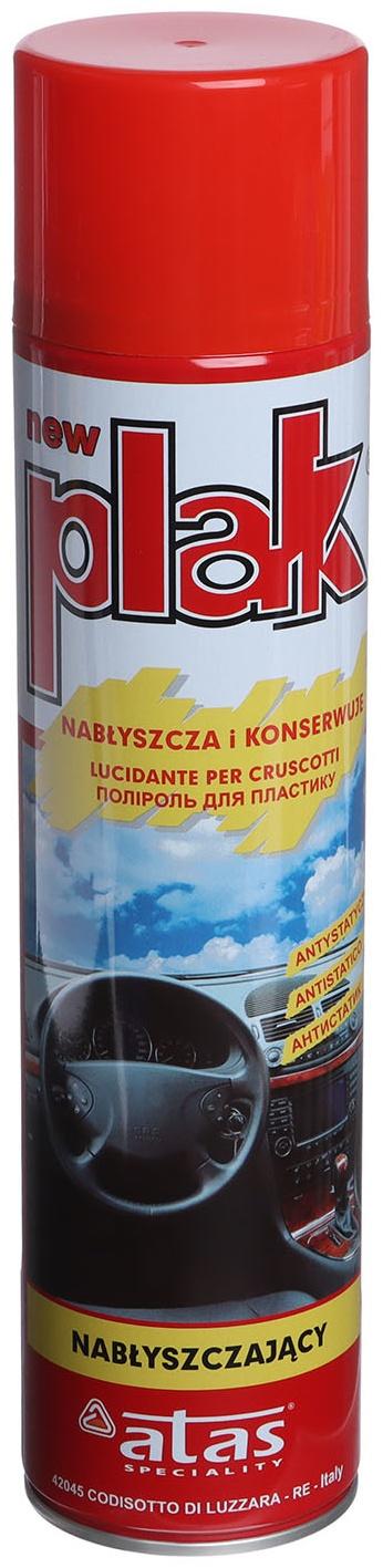 Полироль пластика Plak Клубника, аэрозоль, 600 мл