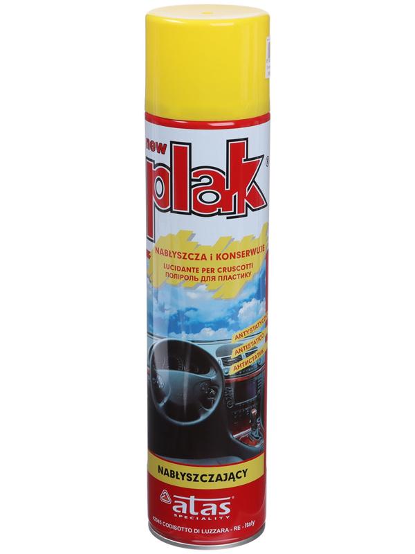 Полироль пластика Plak Лимон, аэрозоль, 600 мл