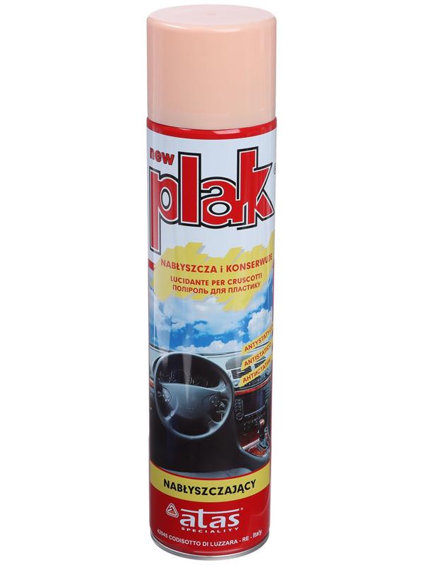 Полироль пластика Plak Персик, аэрозоль, 600 мл
