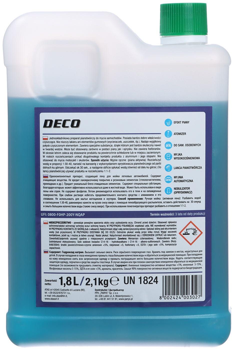 Средство для бесконтактной мойки ATAS 