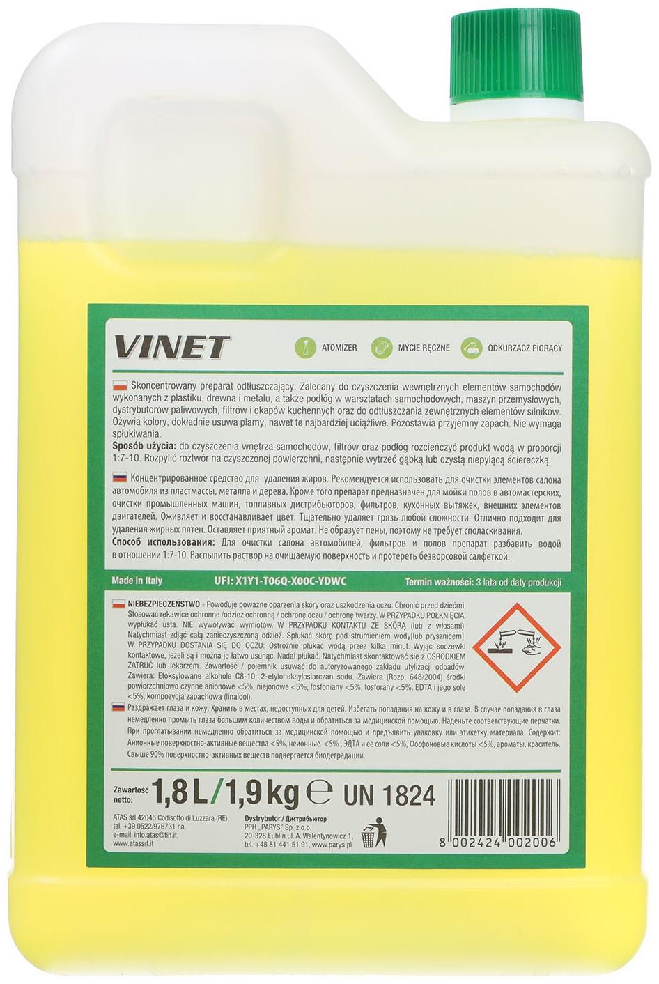 Средство для очистки салона ATAS 