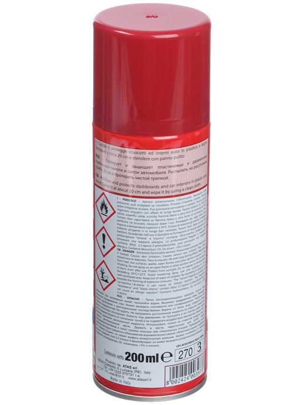 Полироль пластика Plak Вишня, аэрозоль, 200 мл