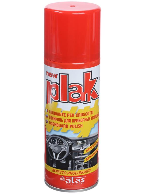 Полироль пластика Plak Клубника, аэрозоль, 200 мл