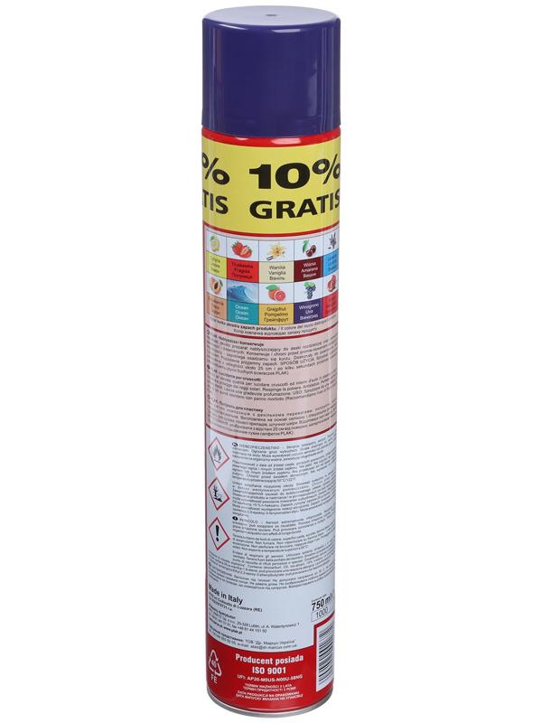 Полироль пластика Plak Виноград, аэрозоль, 750 мл