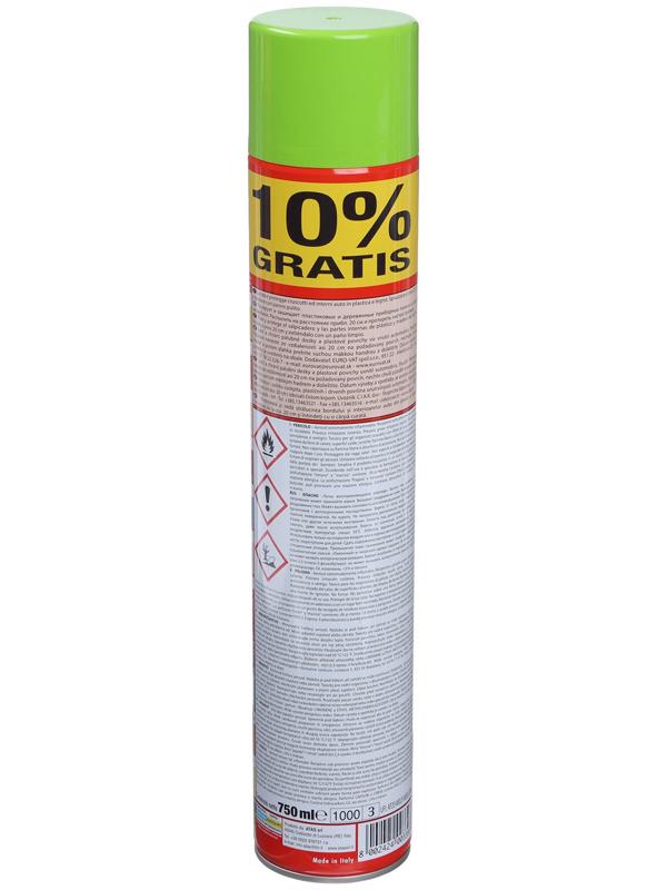 Полироль пластика Plak Зеленые холмы, аэрозоль, 750 мл