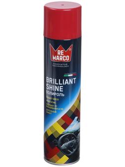 Полироль пластика RE MARCO BRILLIANT SHINE, Вишня,  аэрозоль, 400 мл