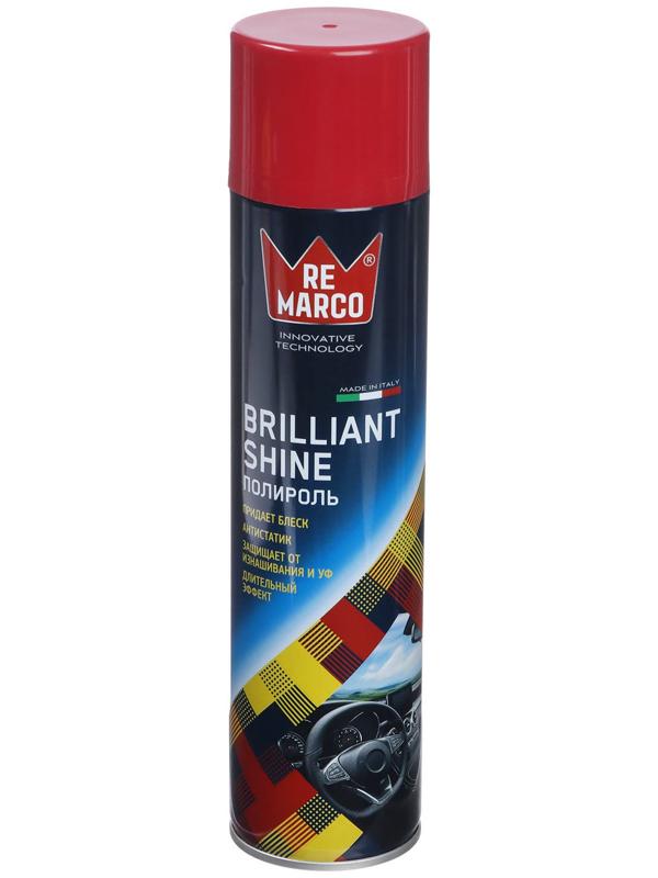 Полироль пластика RE MARCO BRILLIANT SHINE, Вишня,  аэрозоль, 400 мл