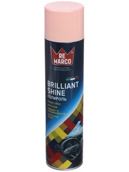 Полироль пластика RE MARCO BRILLIANT SHINE, Персик, аэрозоль, 400 мл