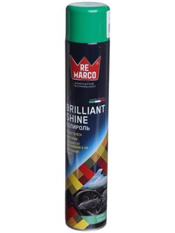 Полироль пластика RE MARCO BRILLIANT SHINE, Арбуз, аэрозоль, 750 мл
