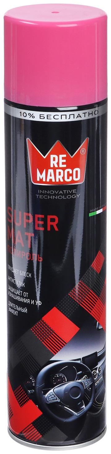 Полироль пластика RE MARCO SUPER MAT, Bubble Gum, матовый, аэрозоль, 400 мл