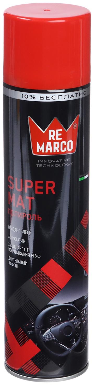 Полироль пластика RE MARCO SUPER MAT, Клубника, матовый, аэрозоль, 400 мл