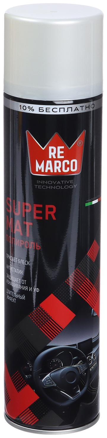 Полироль пластика RE MARCO SUPER MAT, Французский парфюм, матовый, аэрозоль, 400 мл