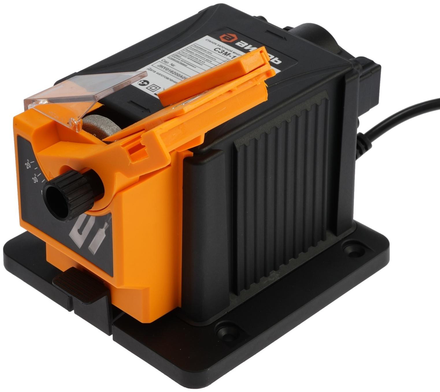 Станок заточной Вихрь СЗМ-100ГВ, с гибким валом, 100 Вт, 6500 об/мин, сверла d=3-10 мм