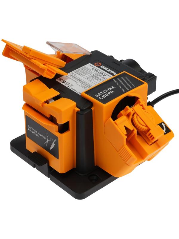 Станок заточной Вихрь СЗМ-100ГВ, с гибким валом, 100 Вт, 6500 об/мин, сверла d=3-10 мм