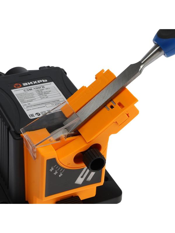 Станок заточной Вихрь СЗМ-100ГВ, с гибким валом, 100 Вт, 6500 об/мин, сверла d=3-10 мм