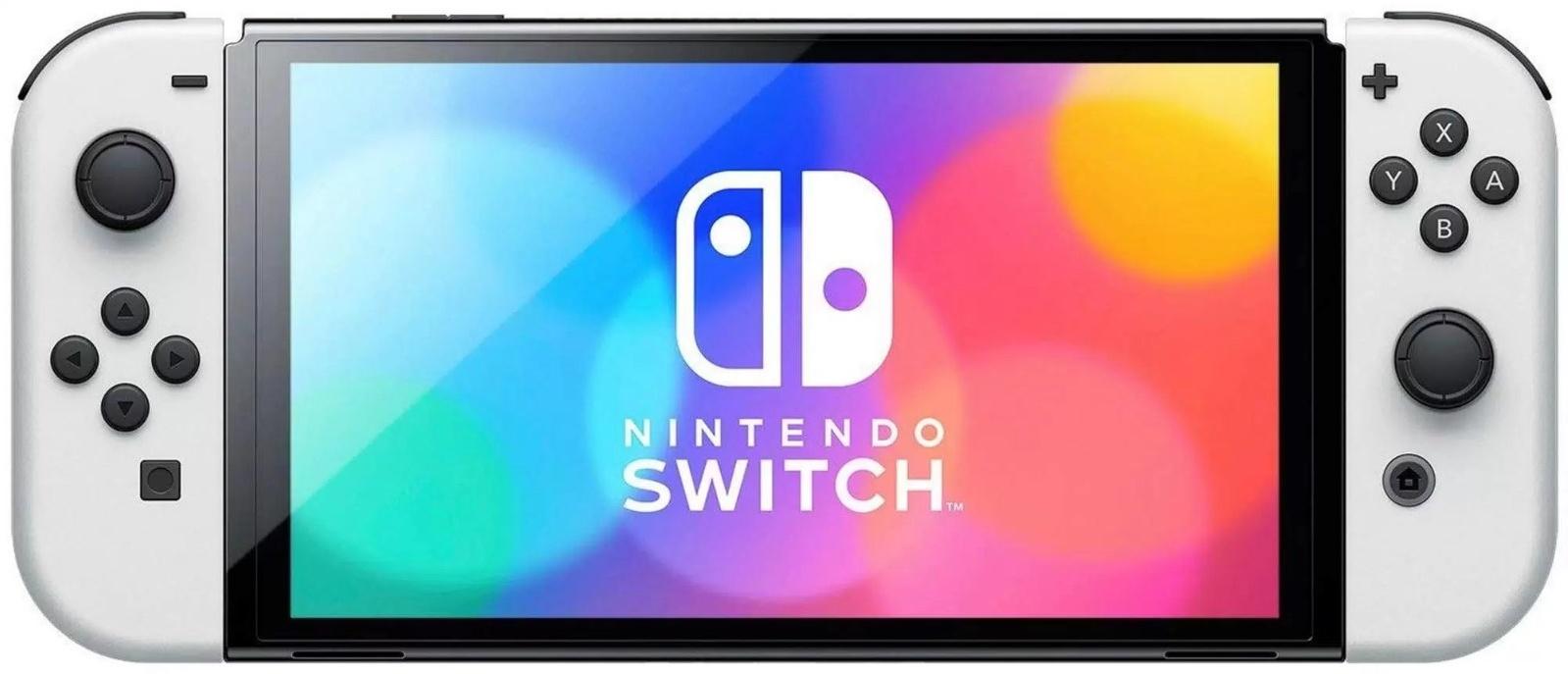 Игровая приставка Nintendo Switch, 64 Гб, OLED, 2 контроллера Joy-Con, белая