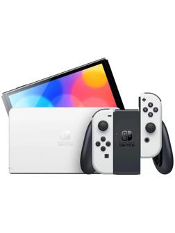 Игровая приставка Nintendo Switch, 64 Гб, OLED, 2 контроллера Joy-Con, белая