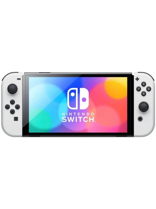 Игровая приставка Nintendo Switch, 64 Гб, OLED, 2 контроллера Joy-Con, белая