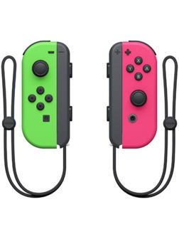 Набор контроллеров Nintendo Joy-Con, беспр,вибрация, для Nintendo Switch,  зеленый, розовый