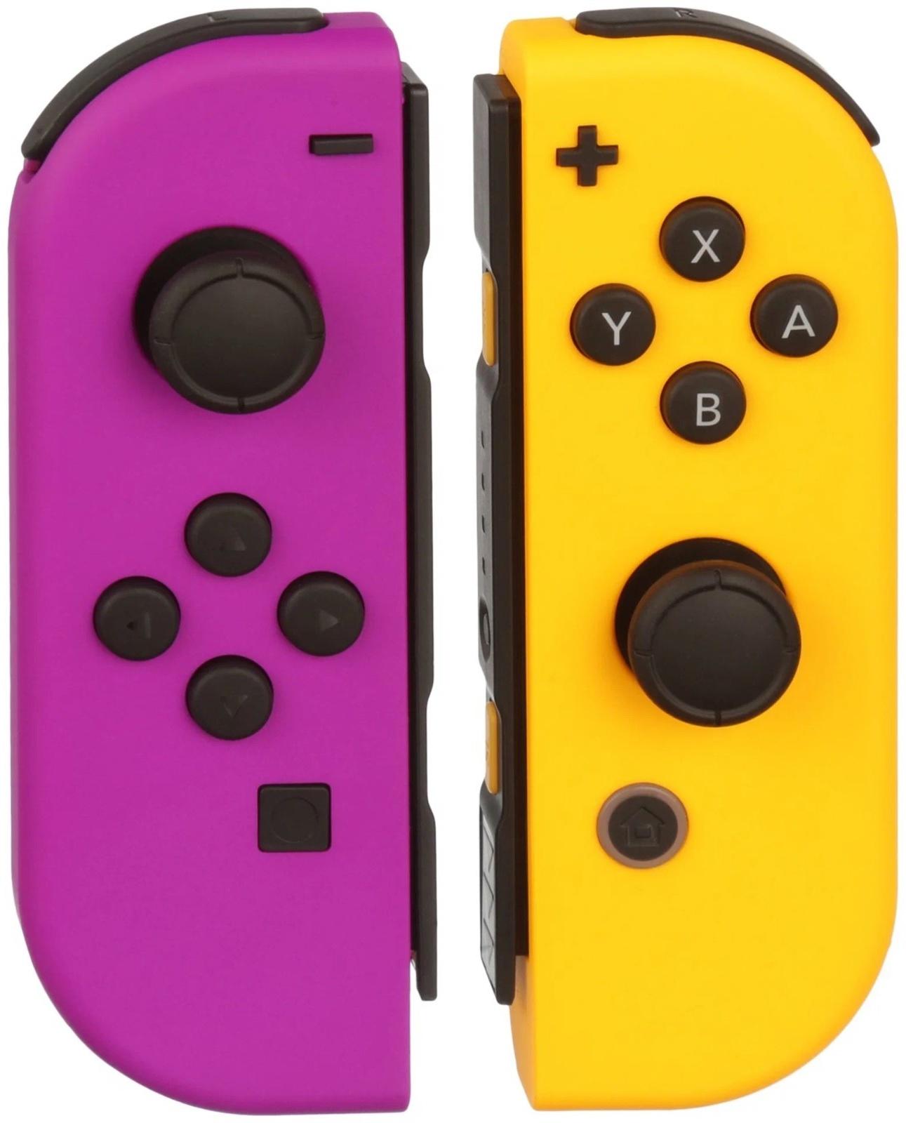 Набор контроллеров Nintendo Joy-Con, беспр,вибр, для Nintendo Switch, фиолетовый, оранжевый