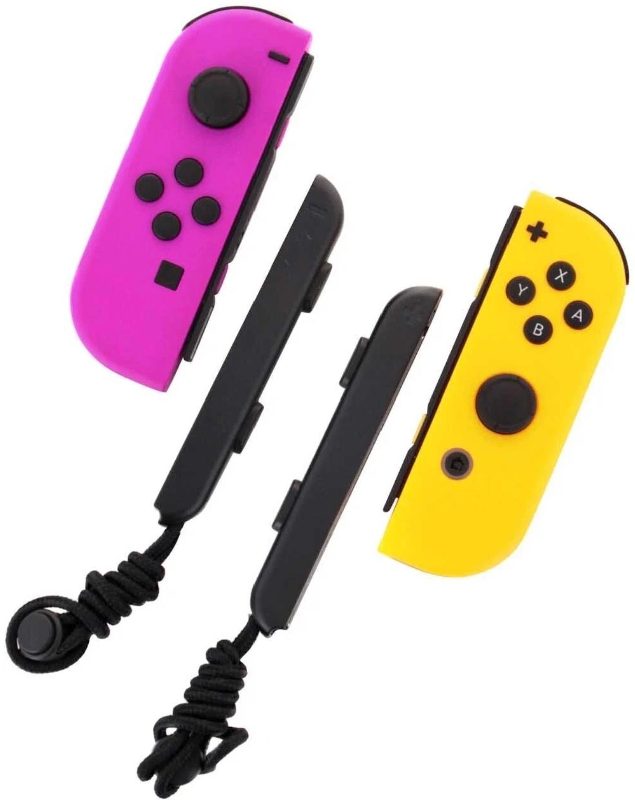 Набор контроллеров Nintendo Joy-Con, беспр,вибр, для Nintendo Switch, фиолетовый, оранжевый