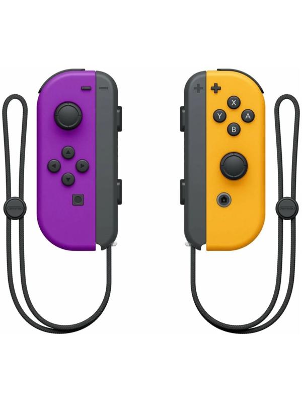 Набор контроллеров Nintendo Joy-Con, беспр,вибр, для Nintendo Switch, фиолетовый, оранжевый