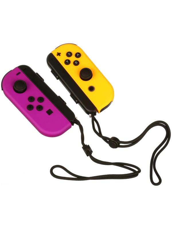 Набор контроллеров Nintendo Joy-Con, беспр,вибр, для Nintendo Switch, фиолетовый, оранжевый