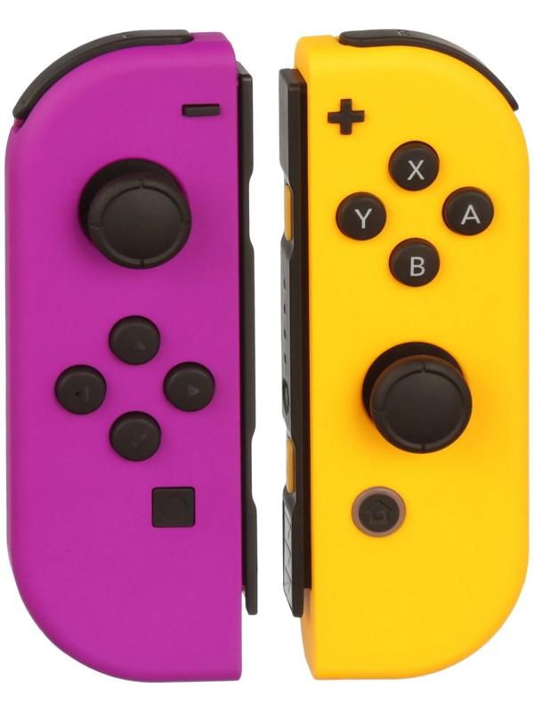 Набор контроллеров Nintendo Joy-Con, беспр,вибр, для Nintendo Switch, фиолетовый, оранжевый