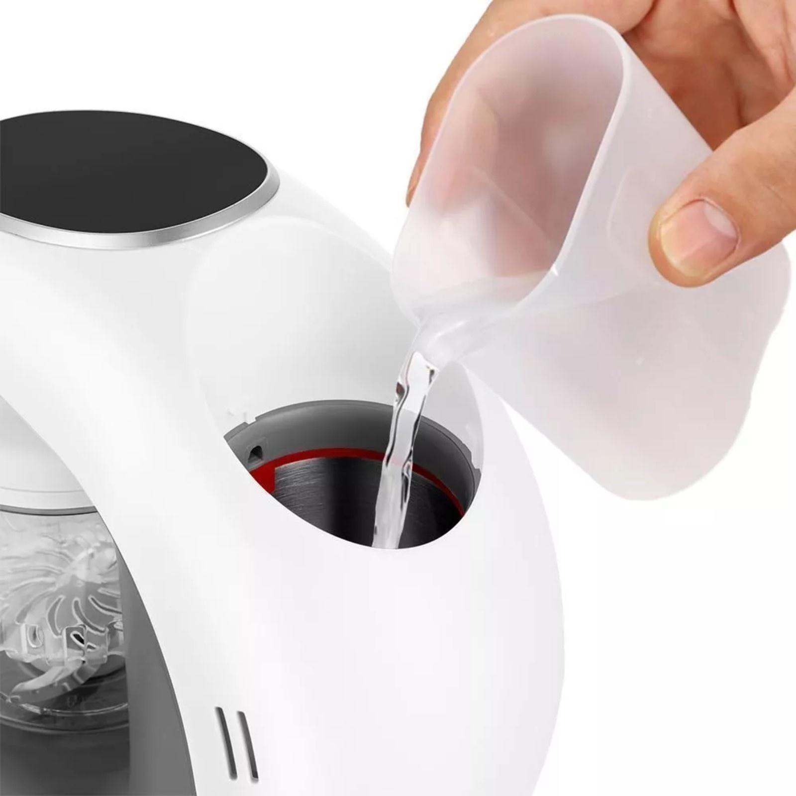 Блендер-пароварка Kitfort КТ-2322-1, стационарный, 300 Вт, 0.45/0.3/0.2 л, серо-белый