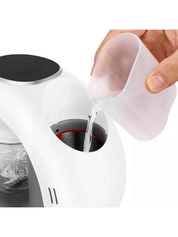 Блендер-пароварка Kitfort КТ-2322-1, стационарный, 300 Вт, 0.45/0.3/0.2 л, серо-белый