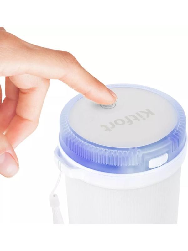 Блендер Kitfort КТ-3508, портативный, 40 Вт, 0.34 л, 1 скорость, белый