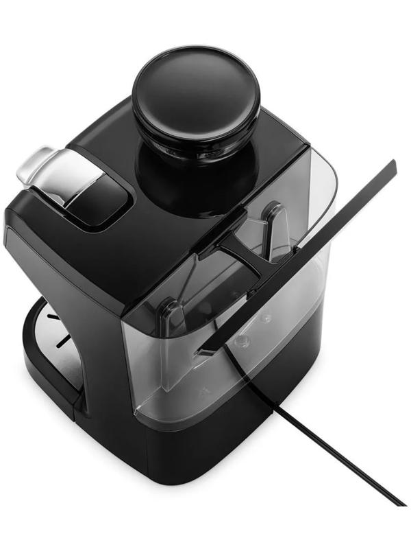 Кофемашина Kitfort КТ-7107, рожковая/капельная, 1560 Вт, 2 л, чёрная