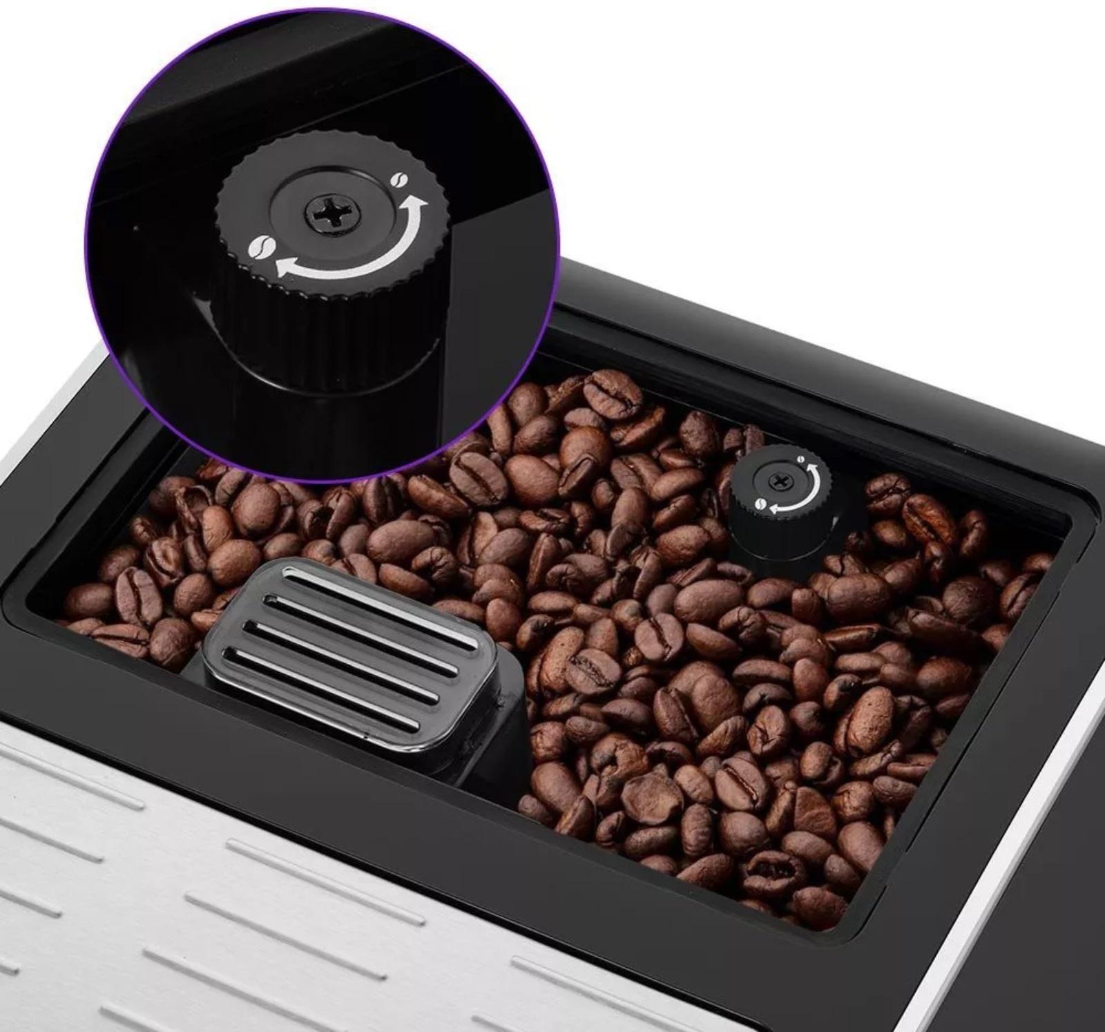 Кофемашина Kitfort КТ-7256, автоматическая, 1350 Вт, 1.5 л, чёрная