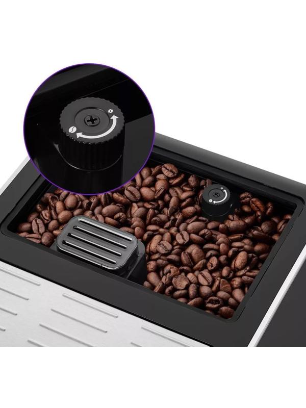 Кофемашина Kitfort КТ-7256, автоматическая, 1350 Вт, 1.5 л, чёрная