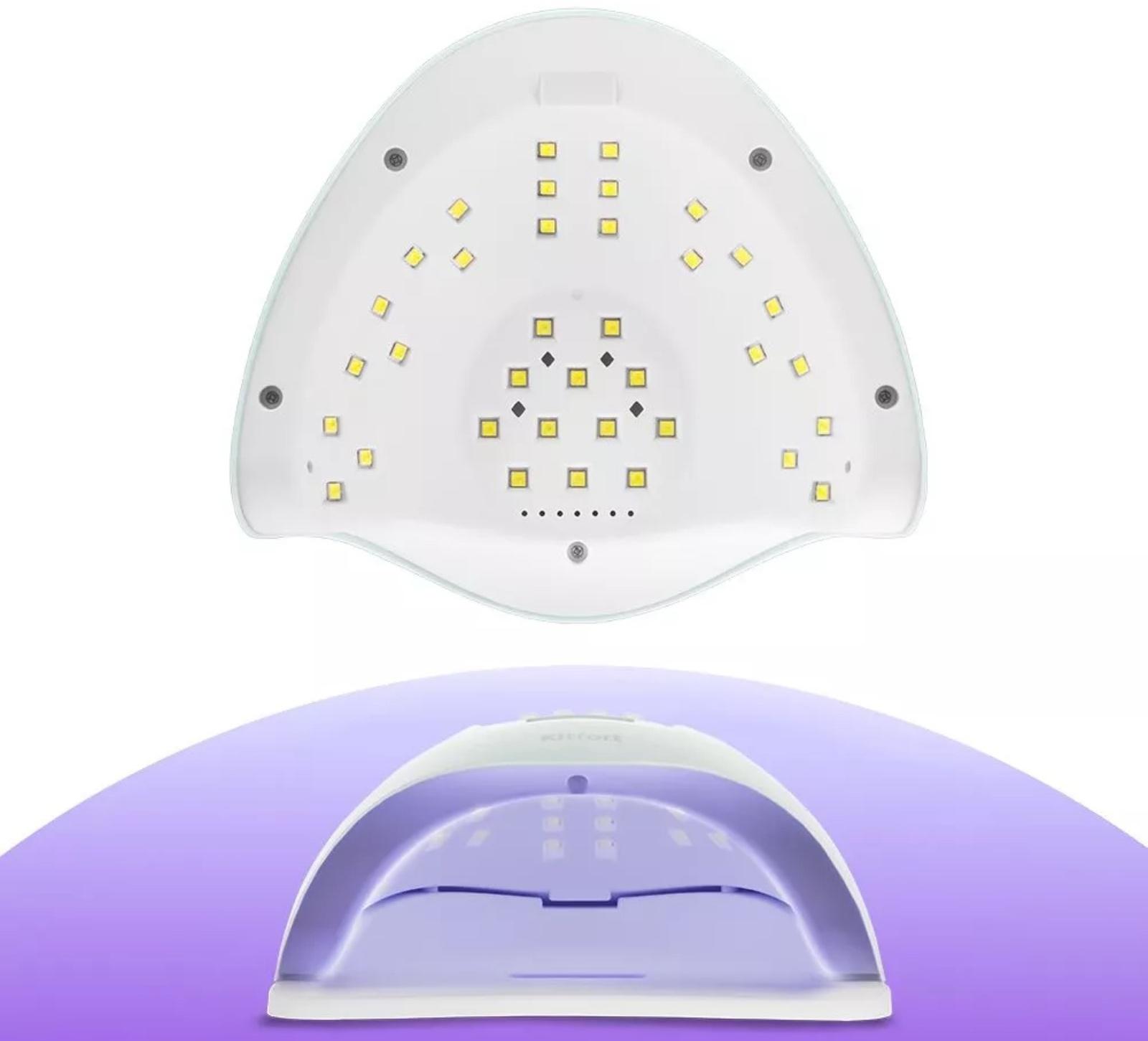 Лампа для гель-лака Kitfort КТ-3145, UV+LED, 36 диодов, 10/30/60/99 c, голубая