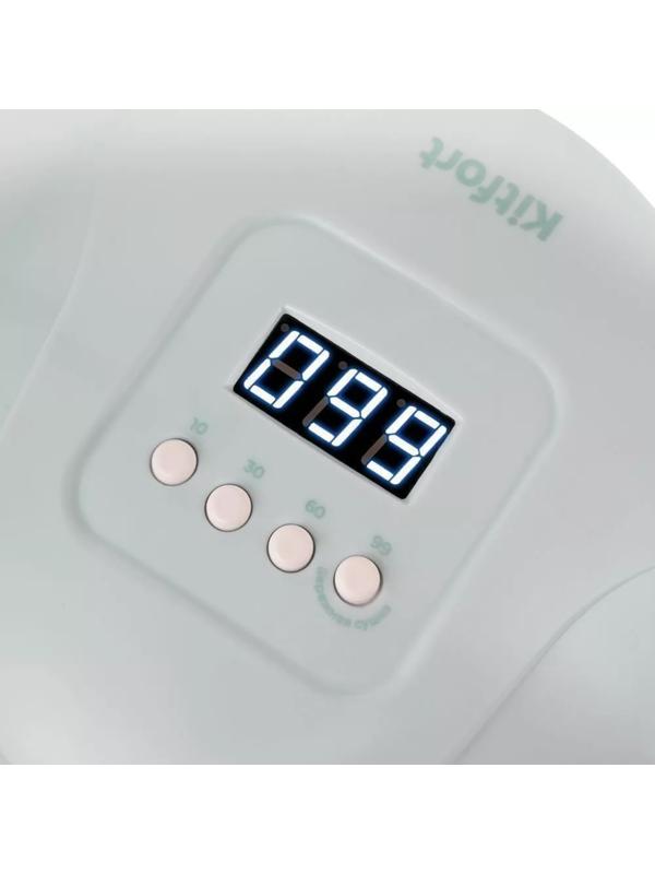 Лампа для гель-лака Kitfort КТ-3145, UV+LED, 36 диодов, 10/30/60/99 c, голубая