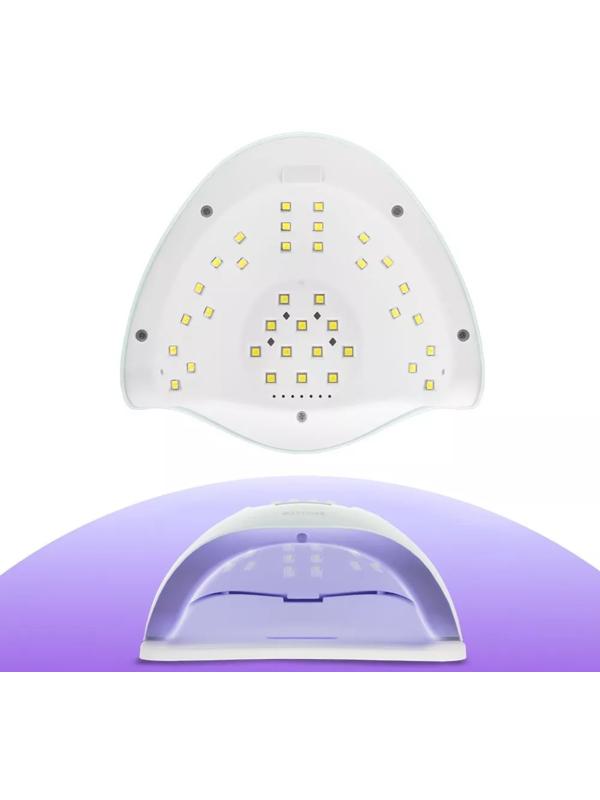 Лампа для гель-лака Kitfort КТ-3145, UV+LED, 36 диодов, 10/30/60/99 c, голубая