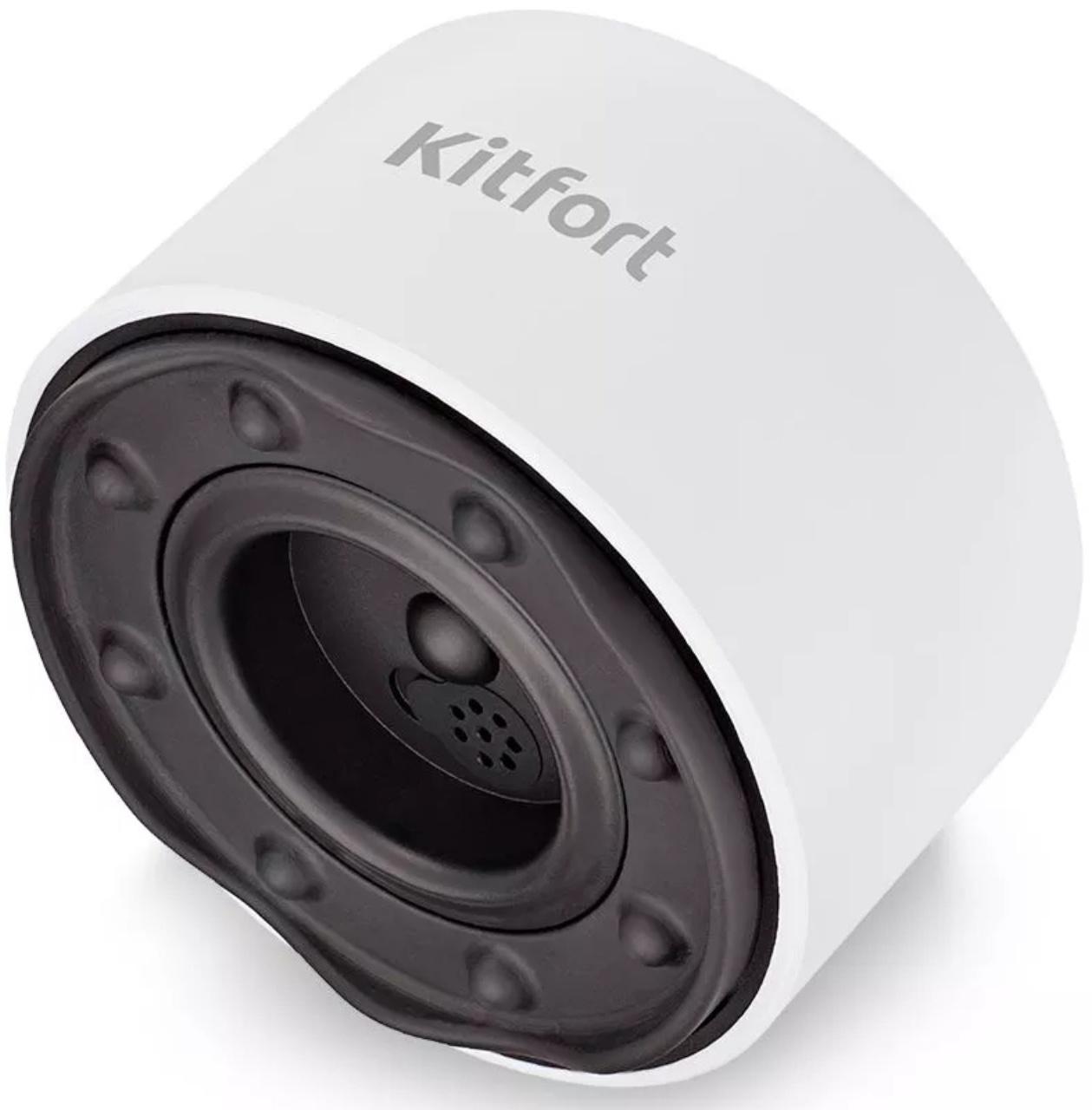 Массажер для тела Kitfort КТ-2962, вакуумный, 10 Вт, 6 режимов, работа от АКБ, белый