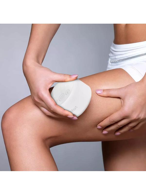 Массажер для тела Kitfort КТ-2962, вакуумный, 10 Вт, 6 режимов, работа от АКБ, белый