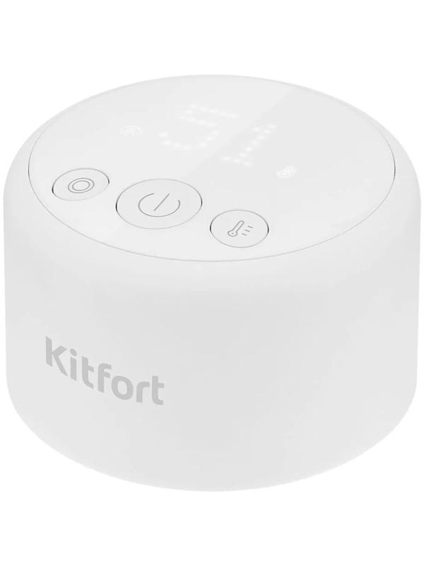 Массажер для тела Kitfort КТ-2962, вакуумный, 10 Вт, 6 режимов, работа от АКБ, белый