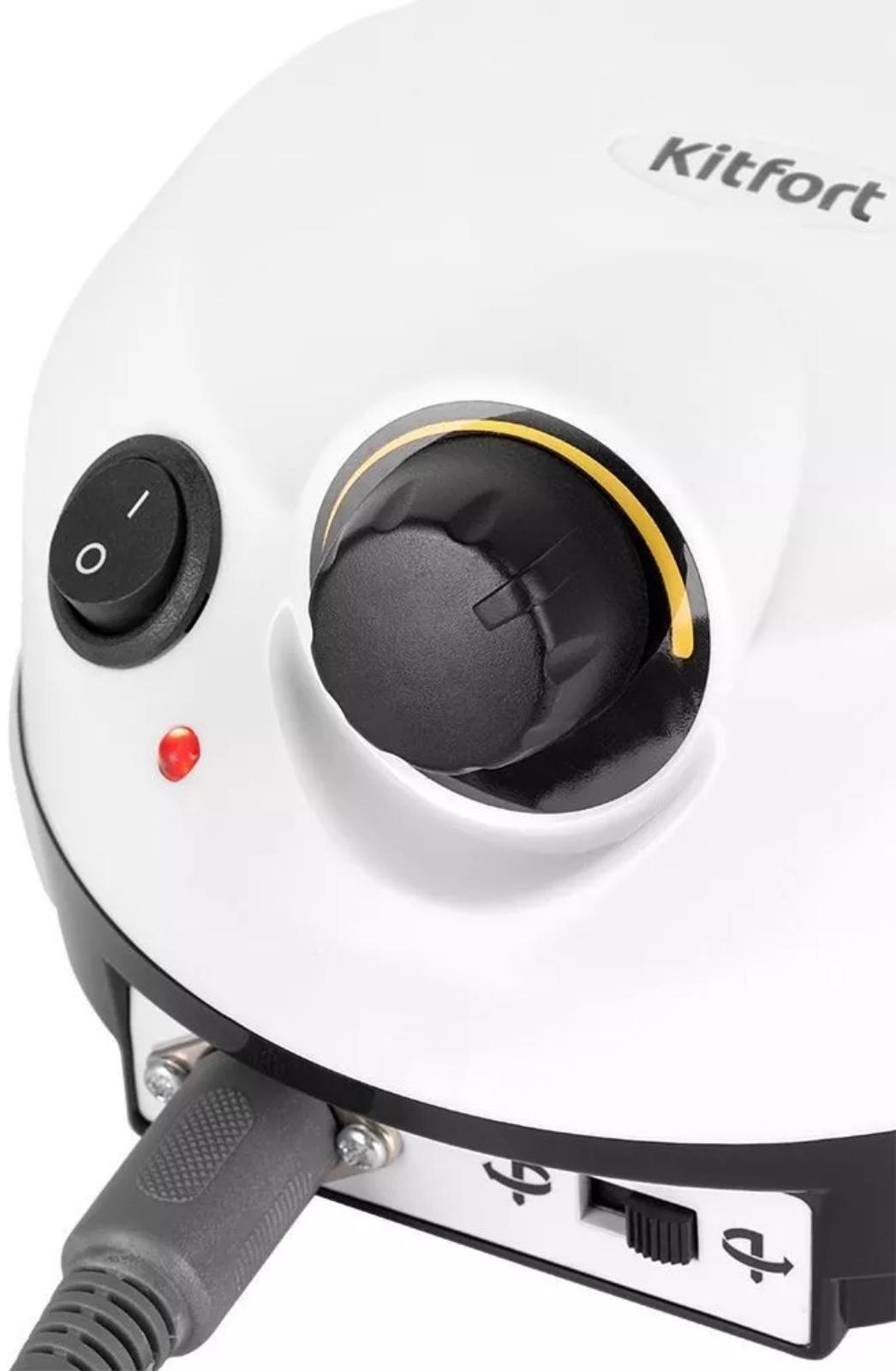 Машинка для маникюра Kitfort КТ-3146, 18 Вт, 30000 об/мин, белая