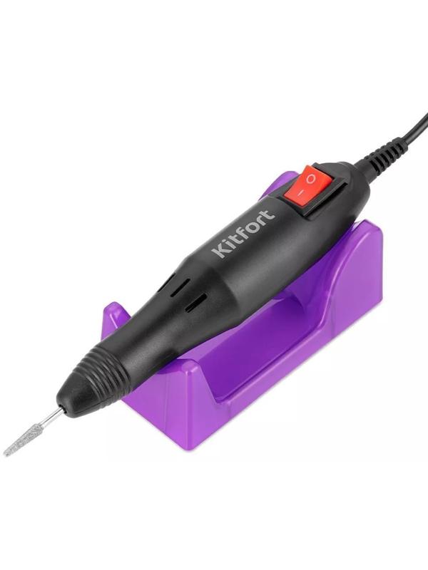 Машинка для маникюра Kitfort КТ-3147, 12 Вт, 20000 об/мин, чёрная