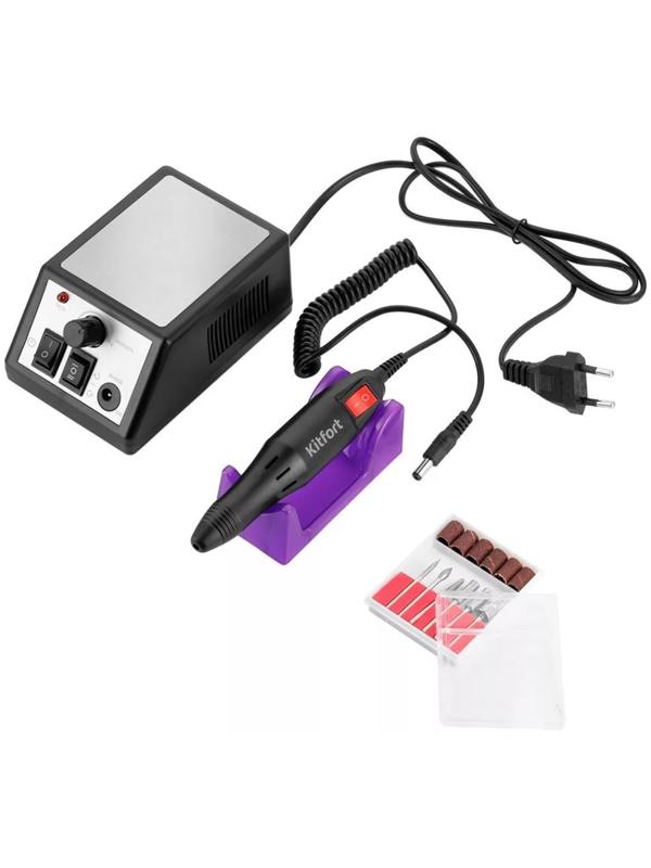 Машинка для маникюра Kitfort КТ-3147, 12 Вт, 20000 об/мин, чёрная