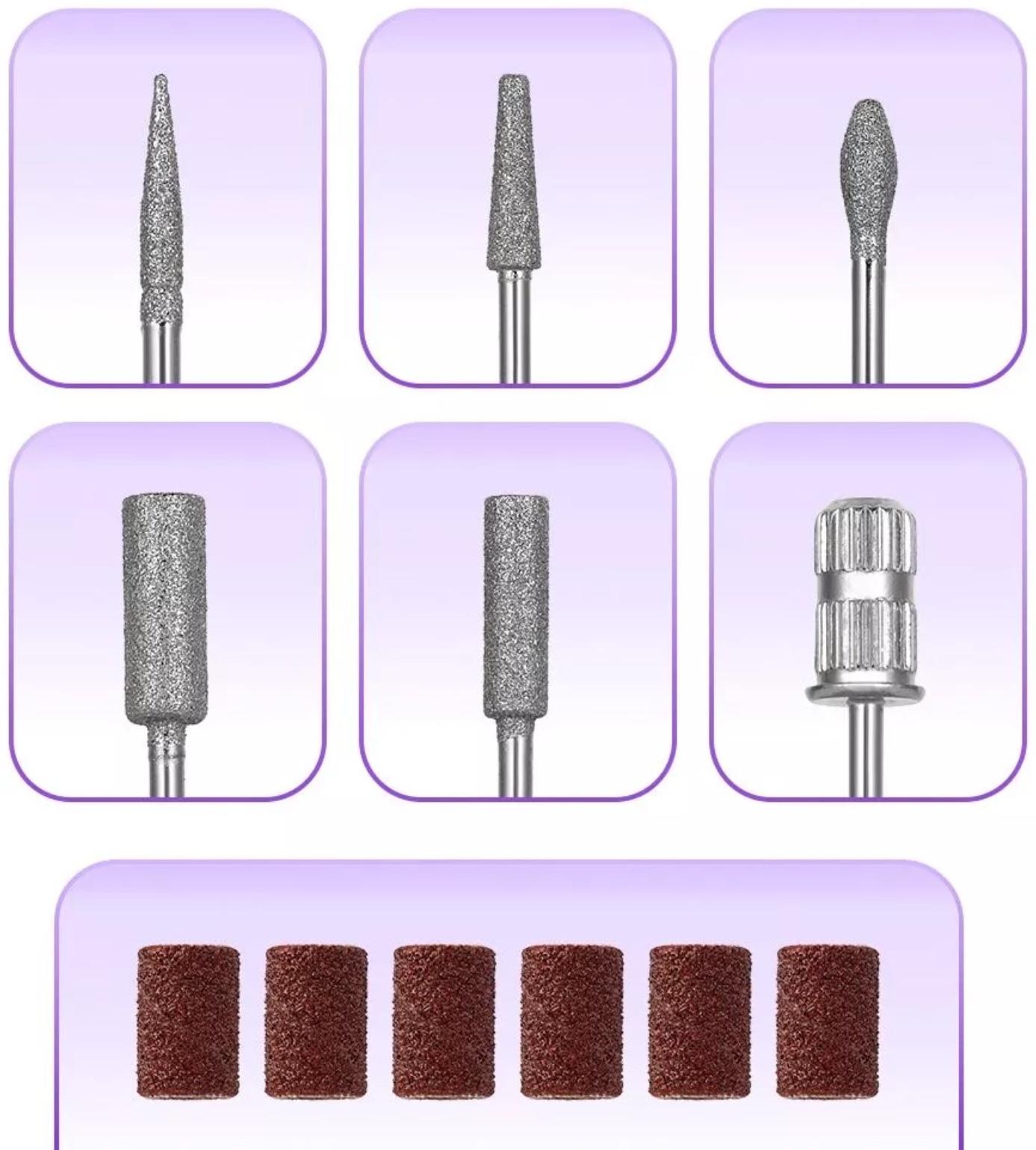 Машинка для маникюра Kitfort КТ-3154, 18 Вт, 30000 об/мин, белая