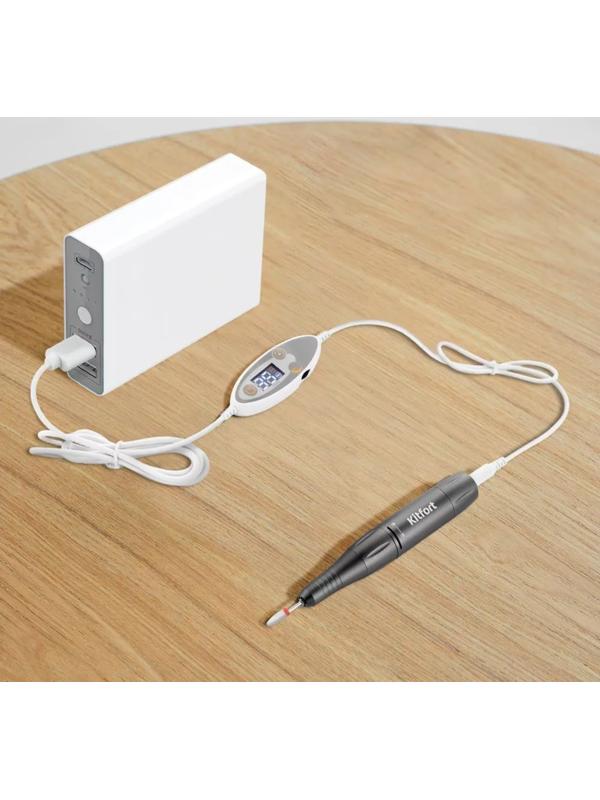 Машинка для педикюра и маникюра Kitfort КТ-3156, 25 Вт, 35000 об/мин, чёрная