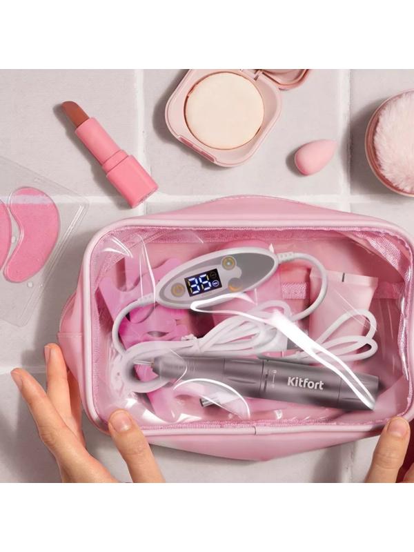 Машинка для педикюра и маникюра Kitfort КТ-3156, 25 Вт, 35000 об/мин, чёрная