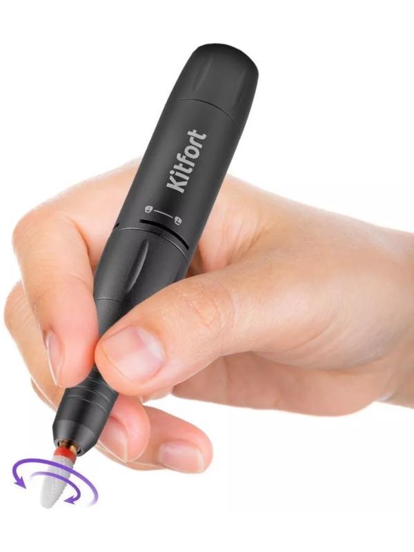 Машинка для педикюра и маникюра Kitfort КТ-3156, 25 Вт, 35000 об/мин, чёрная