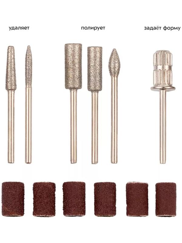 Машинка для педикюра и маникюра Kitfort КТ-3157-1, 20 Вт, 30000 об/мин, голубая