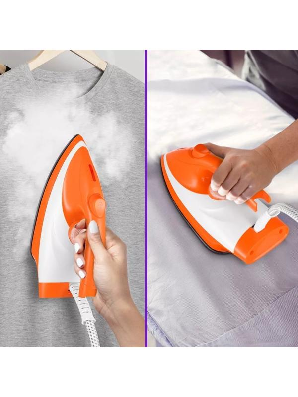 Отпариватель Kitfort КТ-9135-2, напольный, 2000 Вт, 1200 мл, 35 г/мин, утюжок,бело-оранжевый 1042265