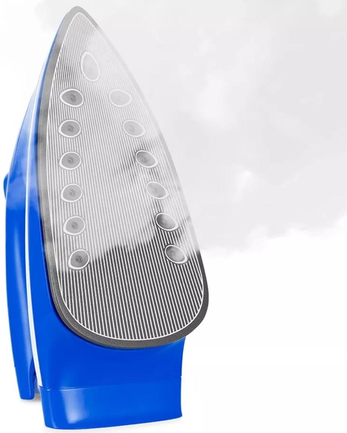 Отпариватель Kitfort КТ-9135-3, напольный, 2000 Вт, 1200 мл, 35 г/мин,утюжок, бело-синий